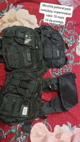 Mochila peitoral impermeável