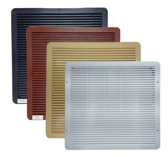 Grelha De Retorno E Ventilação Fixa Cor Mel 40 X 40 Cm