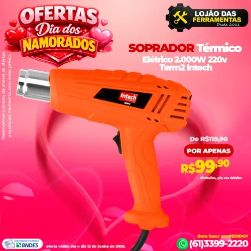 Soprador Térmico 2.000W 220v Term2 Intech
