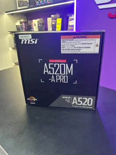 Placa mãe A520M-A PRO MSI