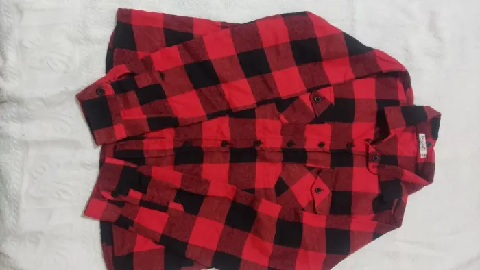 Camisa Flanelada Xadrez Masculino Infantil 