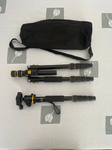 TRIPÉ EXBOM TRIPRO X600 2 EM 1 - TRIPÉ E MONOPÉ PROFISSIONAL