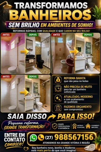 Reforme seu banheiro conosco!!!!