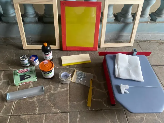 KIT SERIGRAFIA COMPLETO // NUNCA USADO