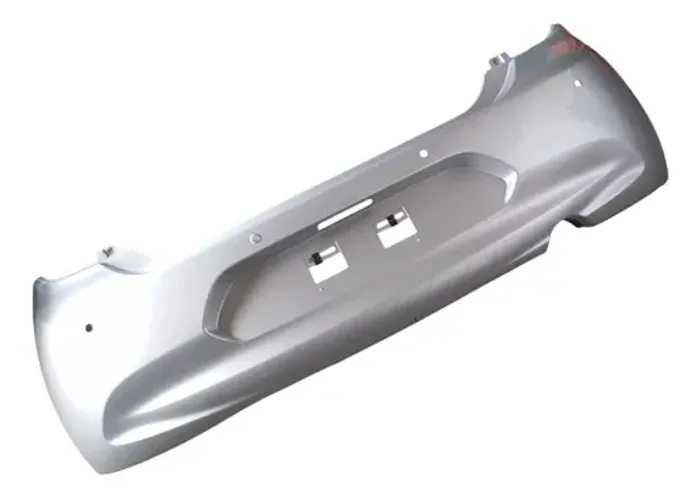 Parachoque Traseiro Prata Nissan March 2013 2018 850229lh0h