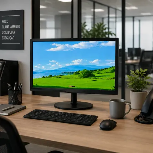 Monitor 21.5 Polegadas Full HD Led Bivolt VX Pro 8ms Preto