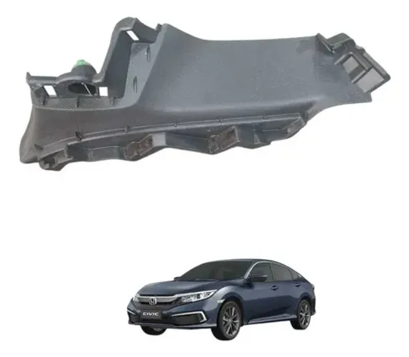Moldura Bagagito Honda Civic Lado Direito 2017 A 2021 G10 Preto