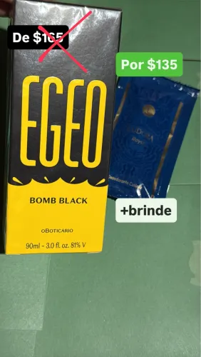 EGEO BOMB BLACK O Boticário