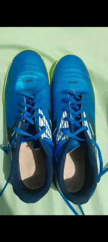 Chuteira Society Startars Azul- Pouco Uso