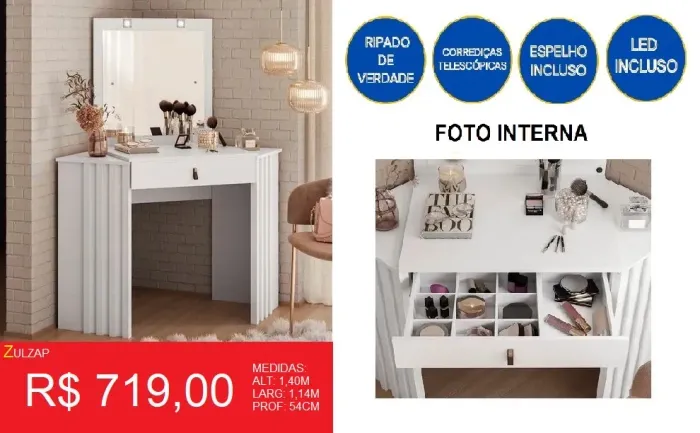 Penteadeira- entrega gratuita!!