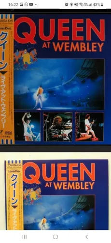 LASERDISC QUEEN AT. WEMBLEY