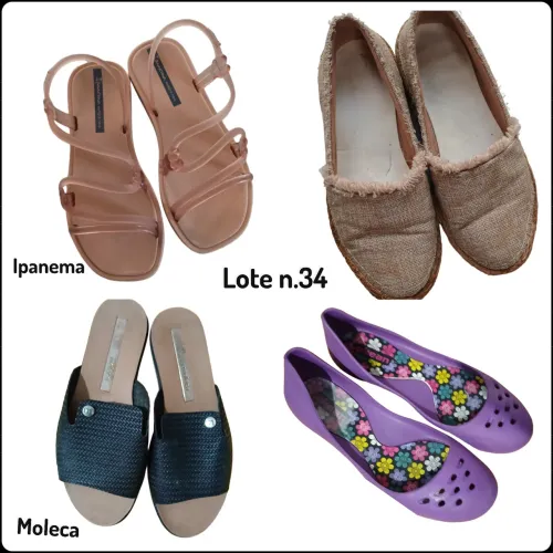 Lote calçados perfeitos n.34