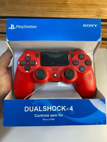 Controle Ps4 Sem Fio Vermelho an6