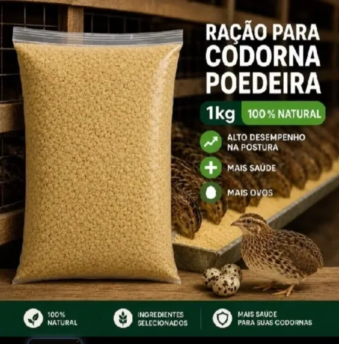 RACAO PRA CODORNAS