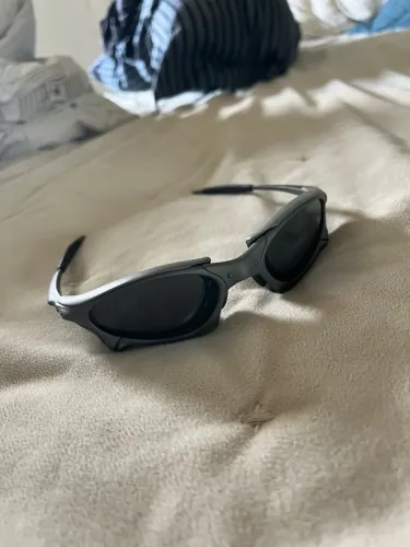 Óculos De Sol Enny All Black Metal Unissex + Sideblinders Uv400