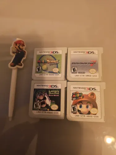 Jogos Mario Nintendo 3ds + caneta