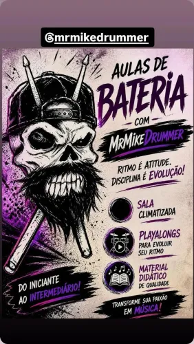 Aulas de bateria 
