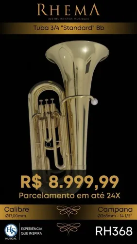 Trompete, Trombone, Tuba RHEMA HS MUSICAL em 24X