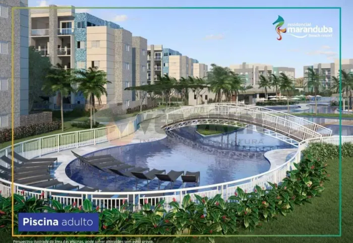 Imóvel para venda possui 58 metros quadrados com 2 quartos em Maranduba - Ubatuba - SP