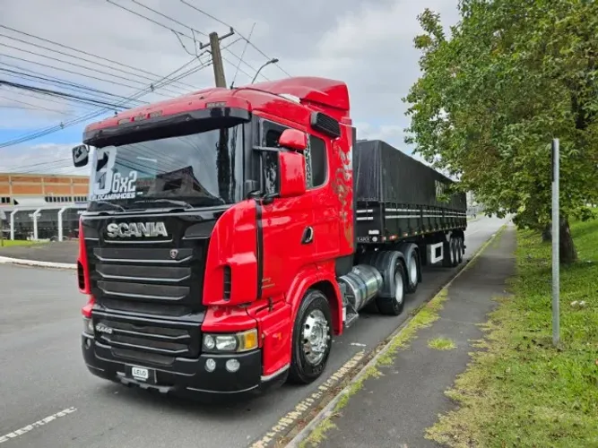 Scania R440 6x2 Ano 2013 Automático Ar Condicionado Carreta Graneleiro Librelato Ano 2013