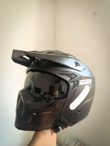 Capacete norisk darth II preto fosco