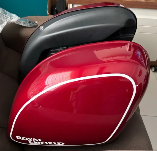 Baús originais para Super Meteor personalizados vermelhos