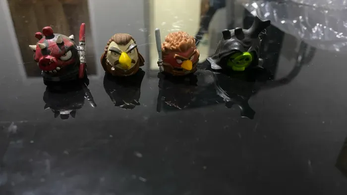 Miniaturas colecionáveis Angry Birds Star Wars