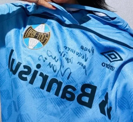 Camisa Jogo Grêmio 2020 Celeste Diego Souza 29 Umbro