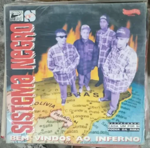 LP vinil Sistema Negro - Bem Vindos ao Inferno /1994,