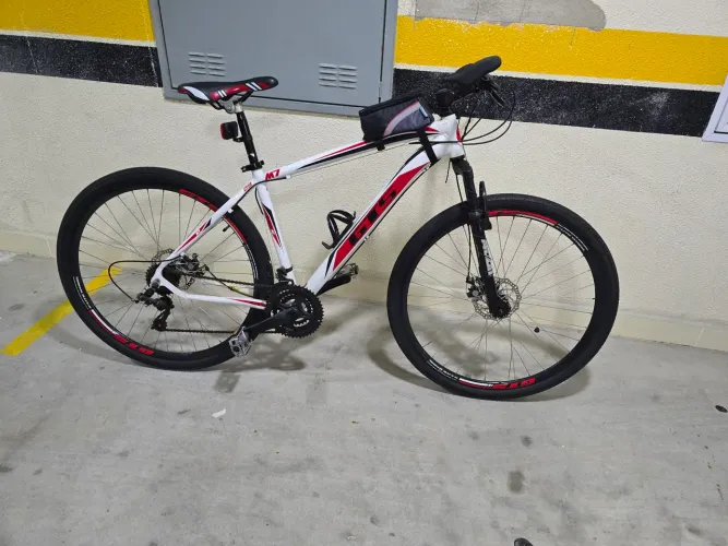 Bicicleta GTS aro 29 peças shimano freio a disco