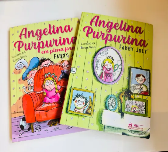 livro angelina purpurina fanny joly