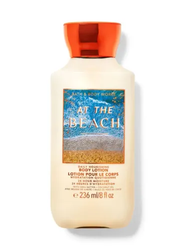 hidratante body lotion - bath & body works at the beach