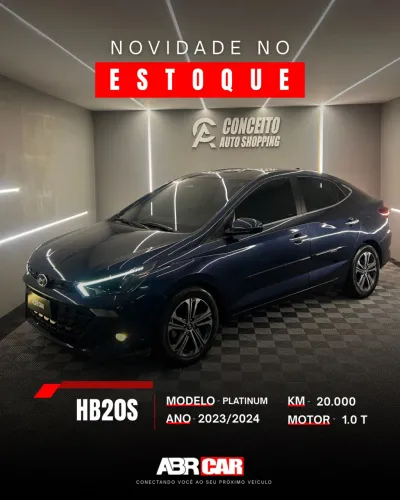 Hyundai HB20S Platinum Plus 1.0 TB Flex 12V AUT 2023