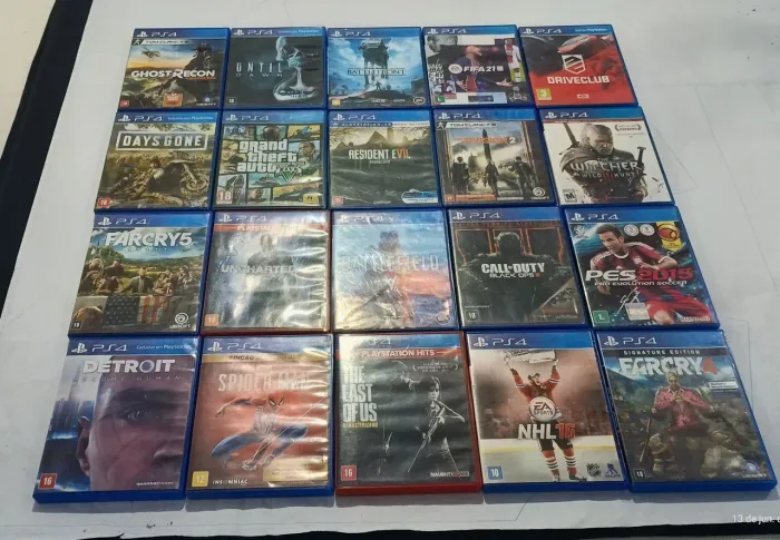 20 jogos de Playstation 4