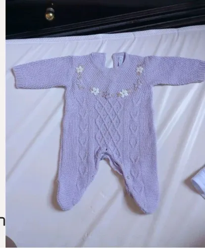 Saída maternidade para menina de croche