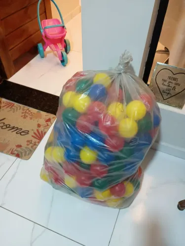 250 Bolinhas coloridas para piscina infantil 