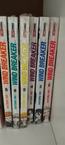 Mangás Wind Breaker Volumes 2,3,4,5 e 8