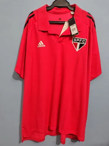 Camisa Polo Adidas São Paulo, Tam. 3XL, Nova