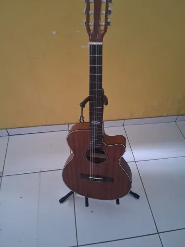 Violão strinberg elétrico acústico cordas de nylon 