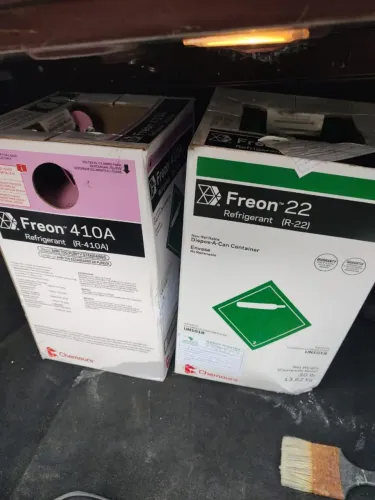 Fluido refrigerante R22 e R410