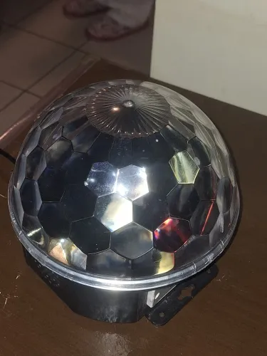 Globo de luz giratório LED Mp3 USB Bluetooth - BIVOLT