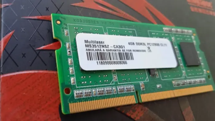 Memória Ram Multilaser 4gb (Notebook)