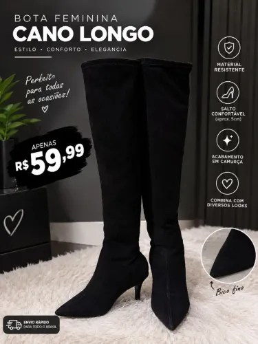 bota cano longo