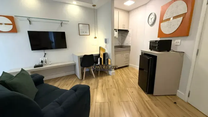 Flat Mobiliado Para Locação Em Moema Studio Próx Metrô Eucaliptos Shopping Ibirapuera