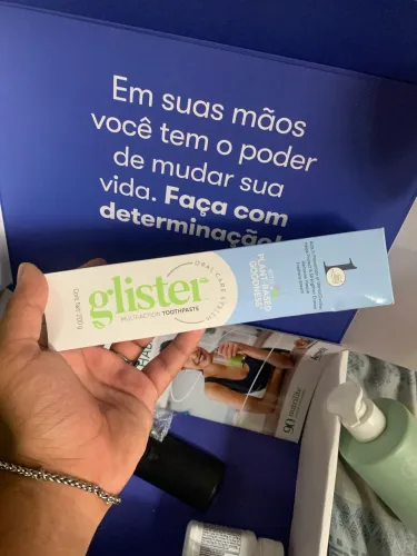 Pasta de dente a base de plantas (orgânico) - Glister