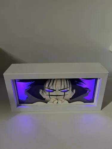 Luminária Anime 3d Light Box Jujutsu Kaisen Choso