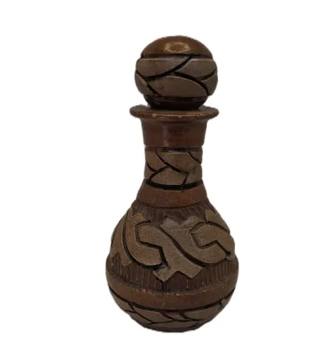 Garrafa Indígena Do Pará Antigo Vintage Cerâmica Marajoara (Usado)