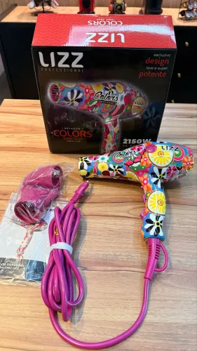 Secador de Cabelos Lizz Colors 3800 Ionic 127V