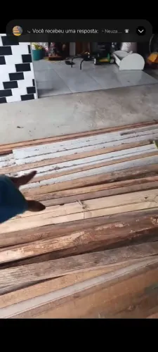 Madeiras e telhas NUNCA USADAS EM OBRA