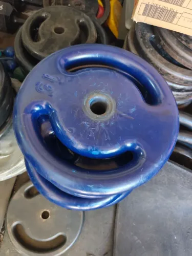 Anilhas emborrachadas usadas 15 kg